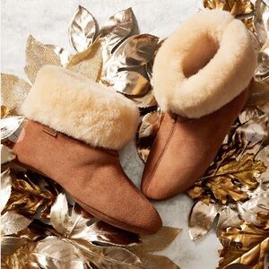 Women's Lily Soft-Sole Sheepskin Slippers Chestnut